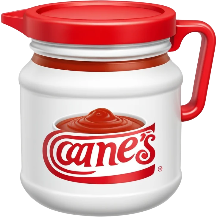 Raising Canes sauce container emoji