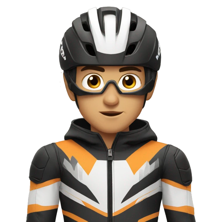 A boy   stunt  for cycle emoji