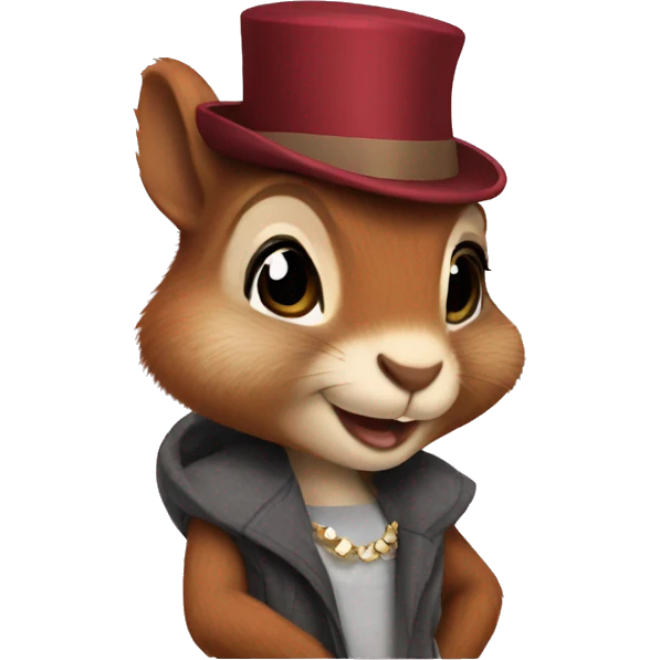fashion designer squirrel emoji
