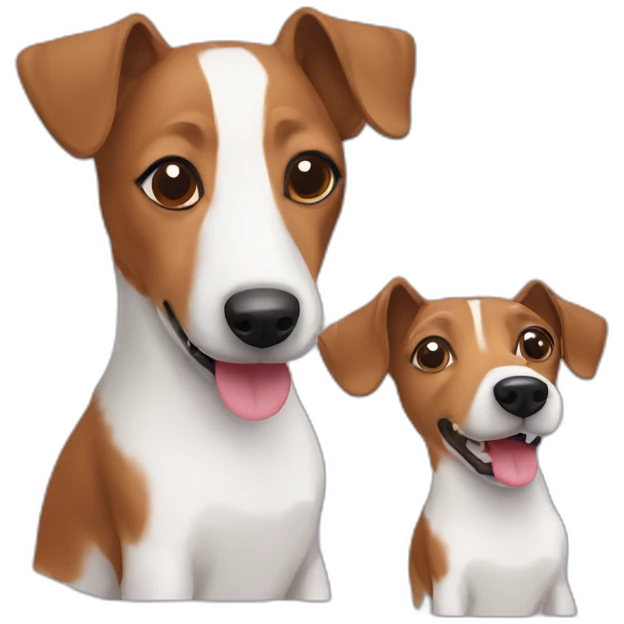 Jack russel and teckel mix emoji