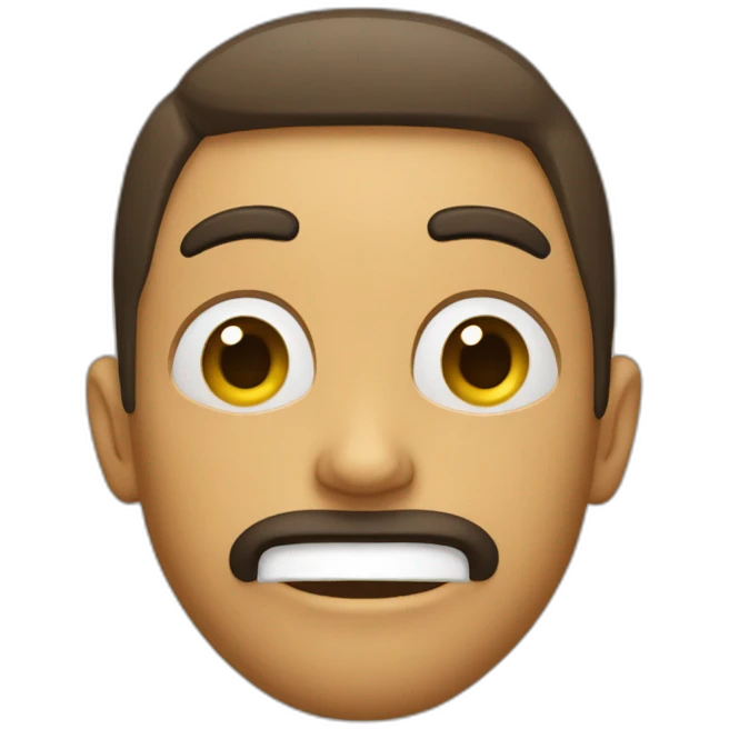 que mira bobo face emoji