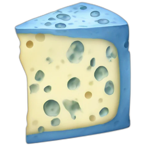 Blue cheese emoji