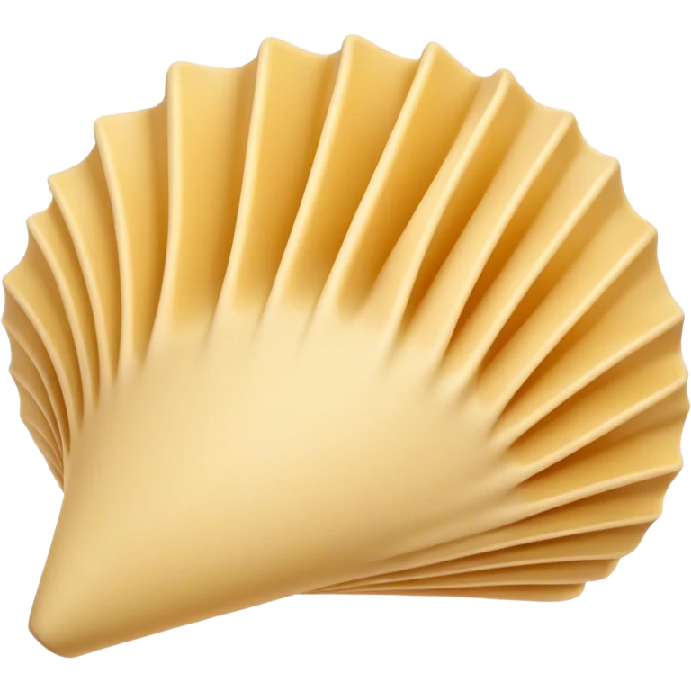 a single pasta shell emoji