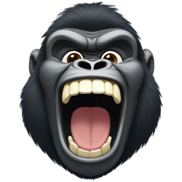 Gorilla laugh  emoji