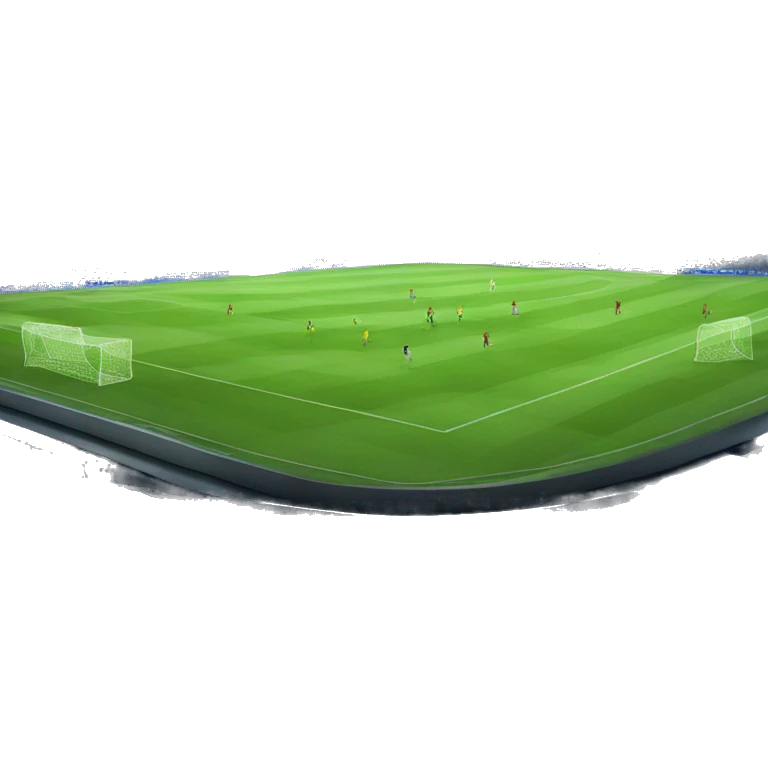 Champions League football game on TV emoji