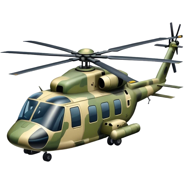 military helicopter emoji