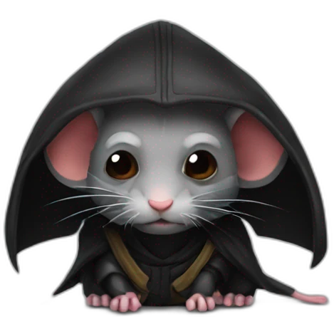 A sith lord rat emoji