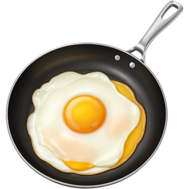 frying pan with an egg emoji