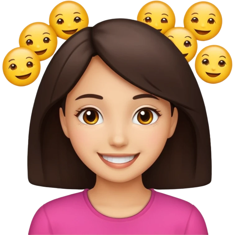 Emojis girly morena emoji