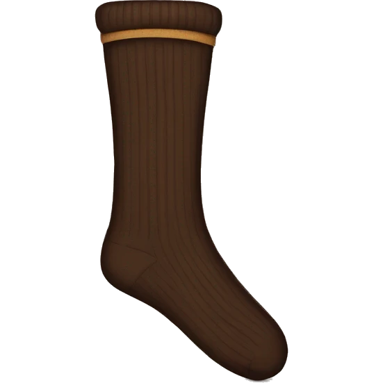 brown socks emoji