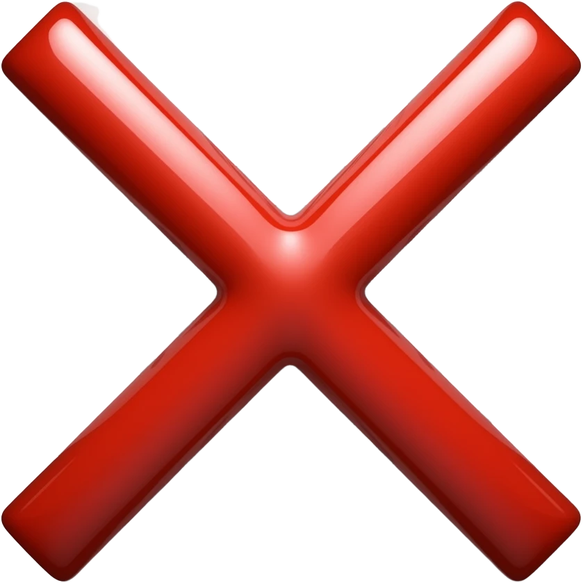 stack of documents crossed out with red cross emoji emoji