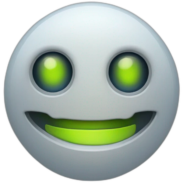 biomechanoid smile emoji