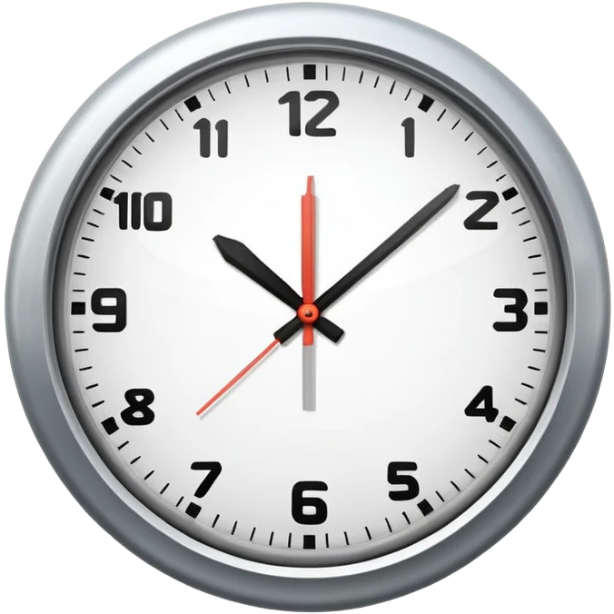 Clock it
 emoji