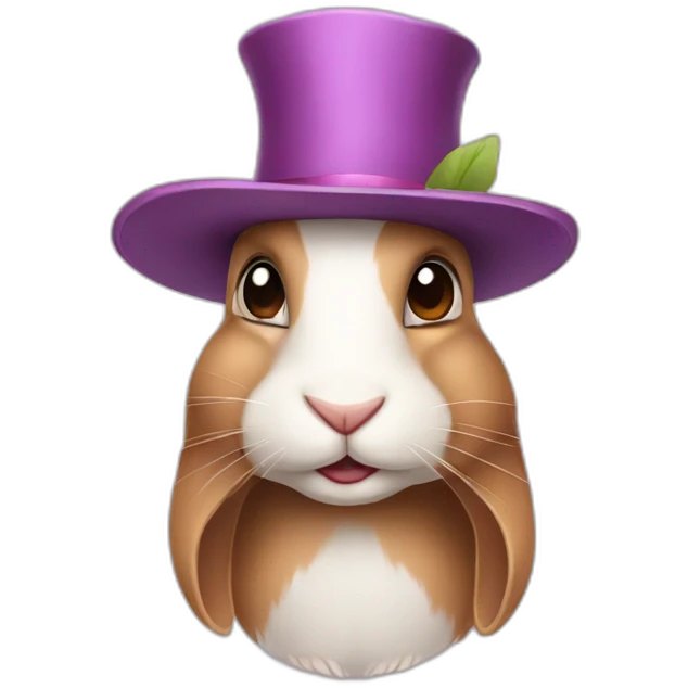 Rabbit in a hat emoji