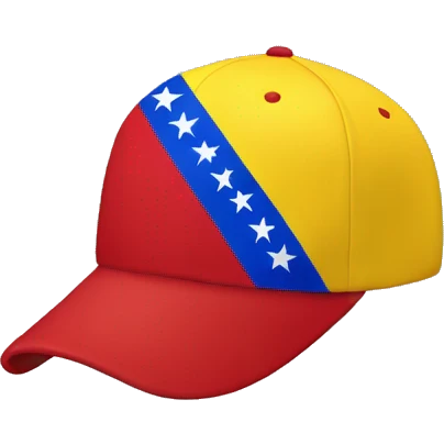 Baseball hat woh Venezuelan flag  emoji