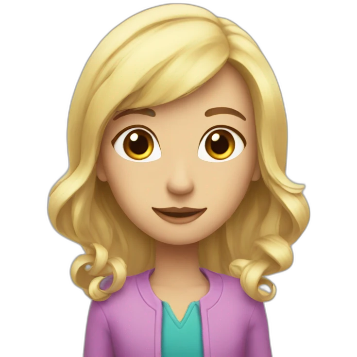 Une fleur emoji