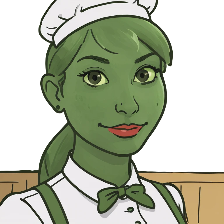 French waitress  emoji