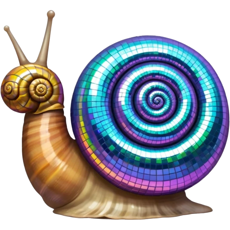 Disco snail emoji