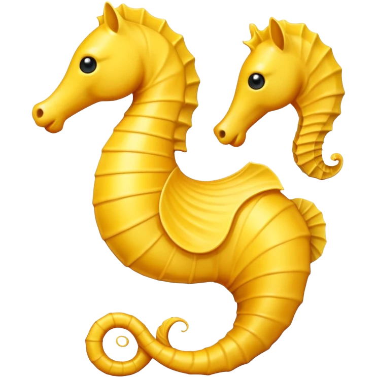 sea ​​horse yellow  emoji