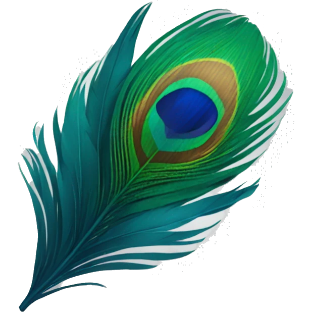 Peacock fether  emoji