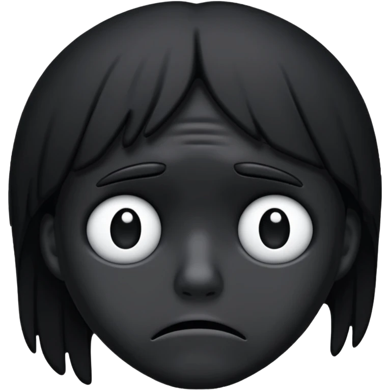 Black sob emoji