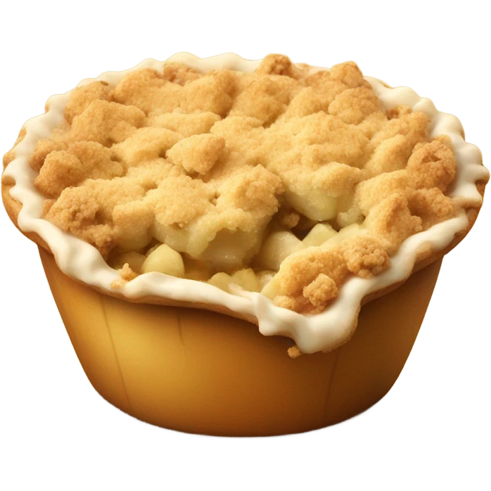 Apple crumble emoji