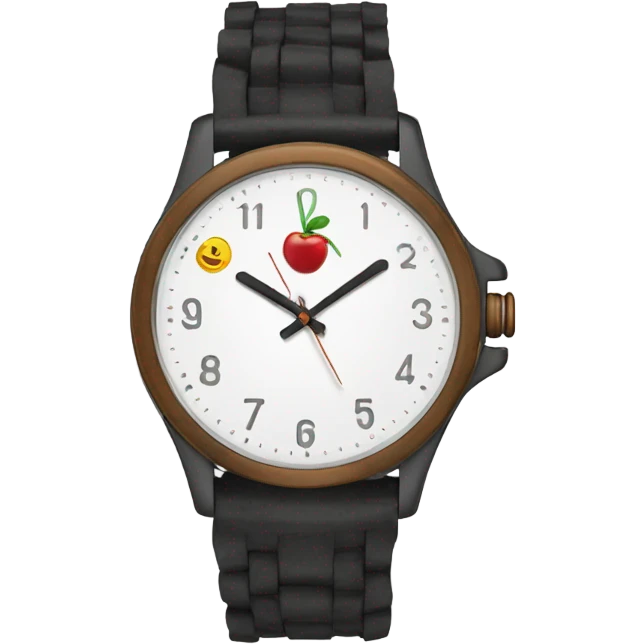 a watch on the hand emoji