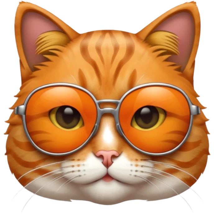 Cat wearing sunglasses emoji