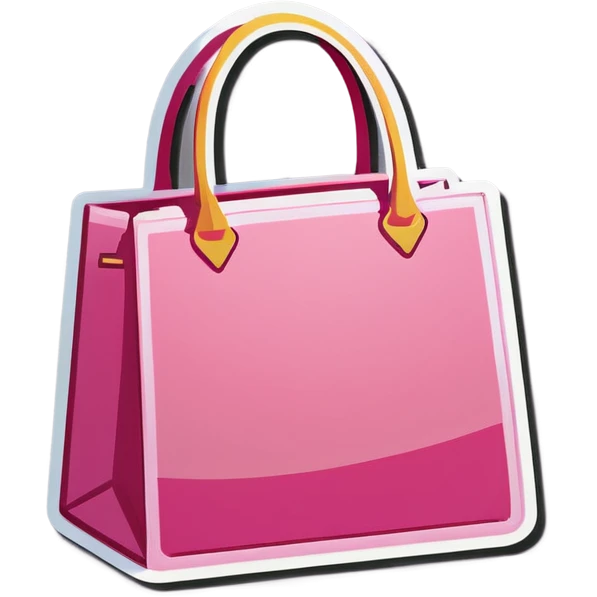 Pink bag emoji