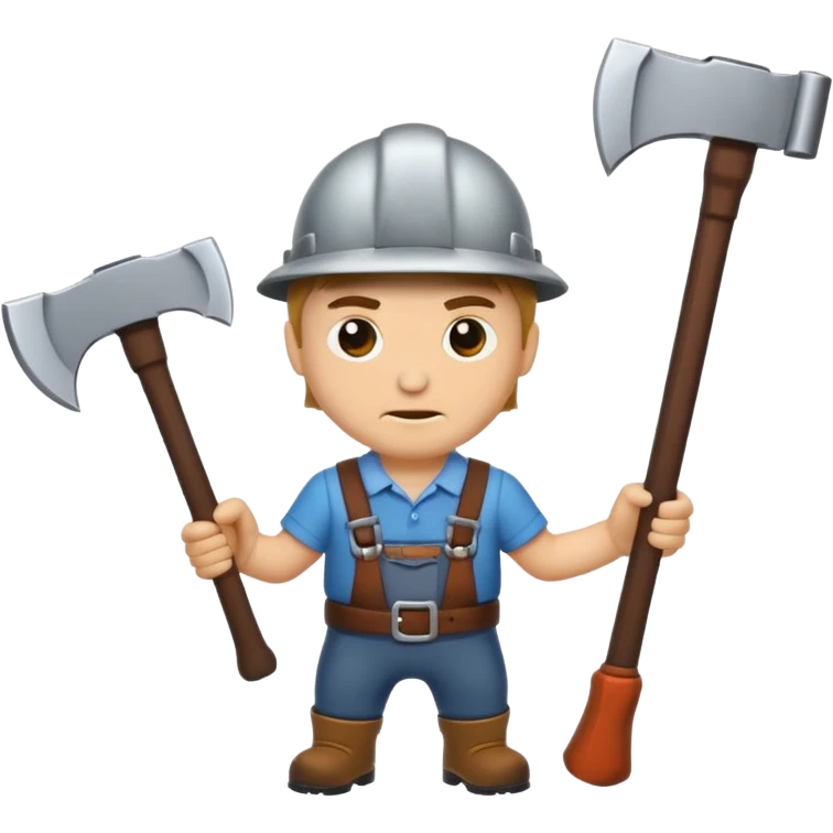 men with axes emoji