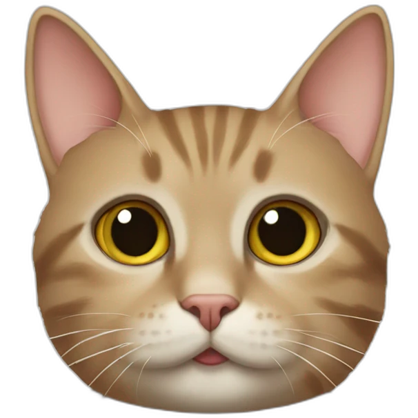 cat with buble emoji