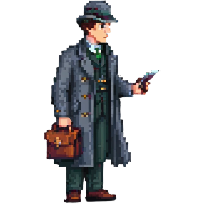 sherlock holmes solving a mystery emoji