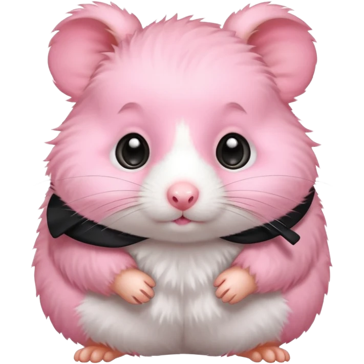 Pink colored hamster 🐹  emoji