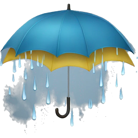 rain emoji