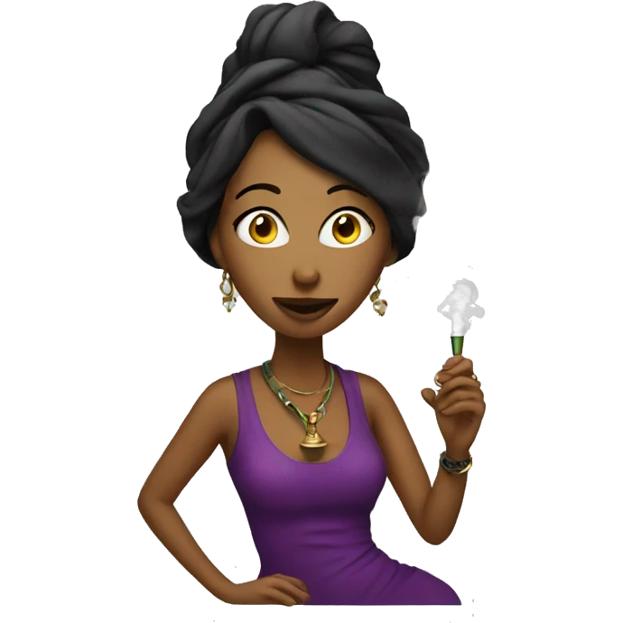 Women with hookah emoji