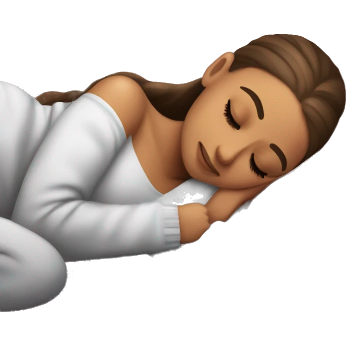 Ariana Grande sleeping emoji