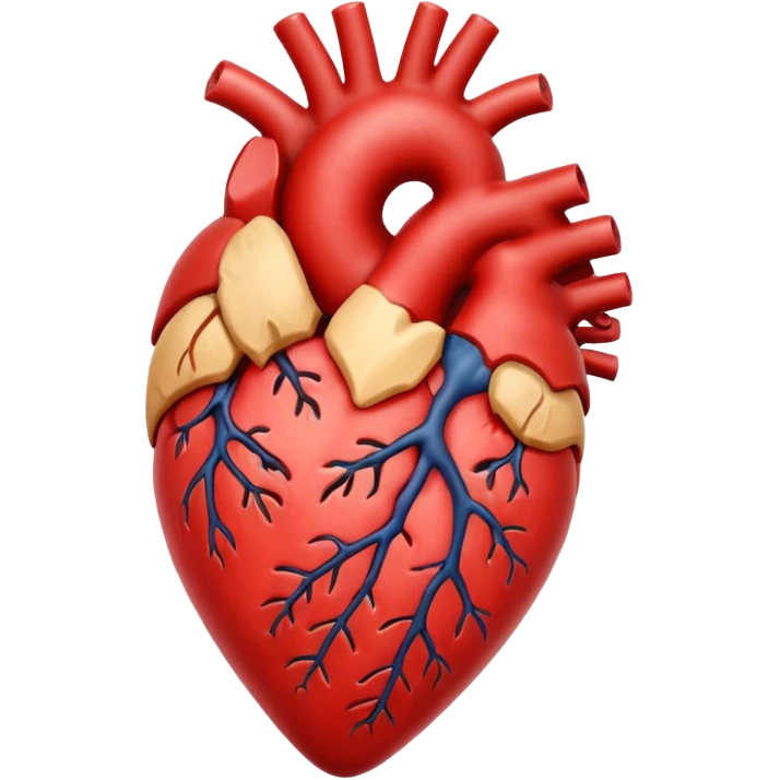 настоящий орган сердце человека  разного вида emoji