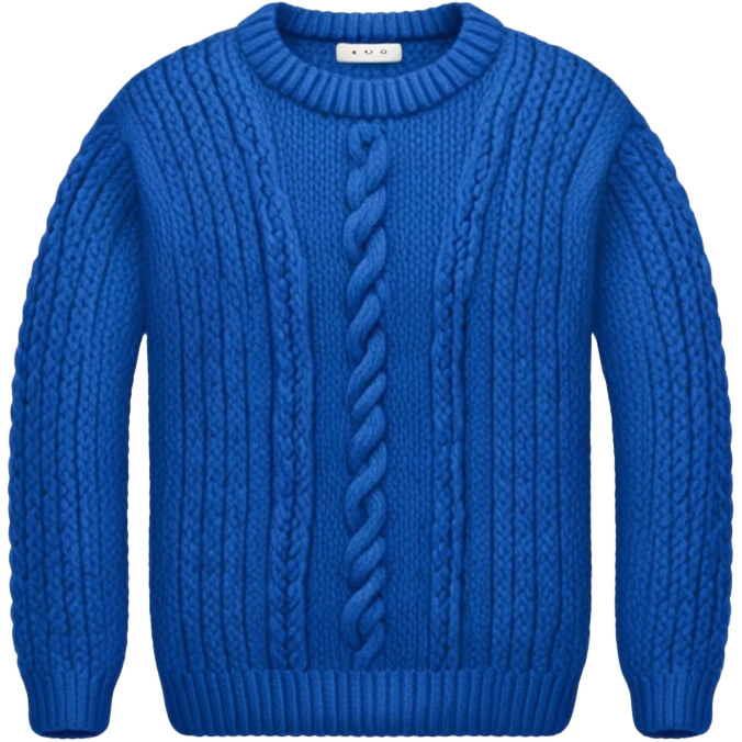 Knitted sweater emoji