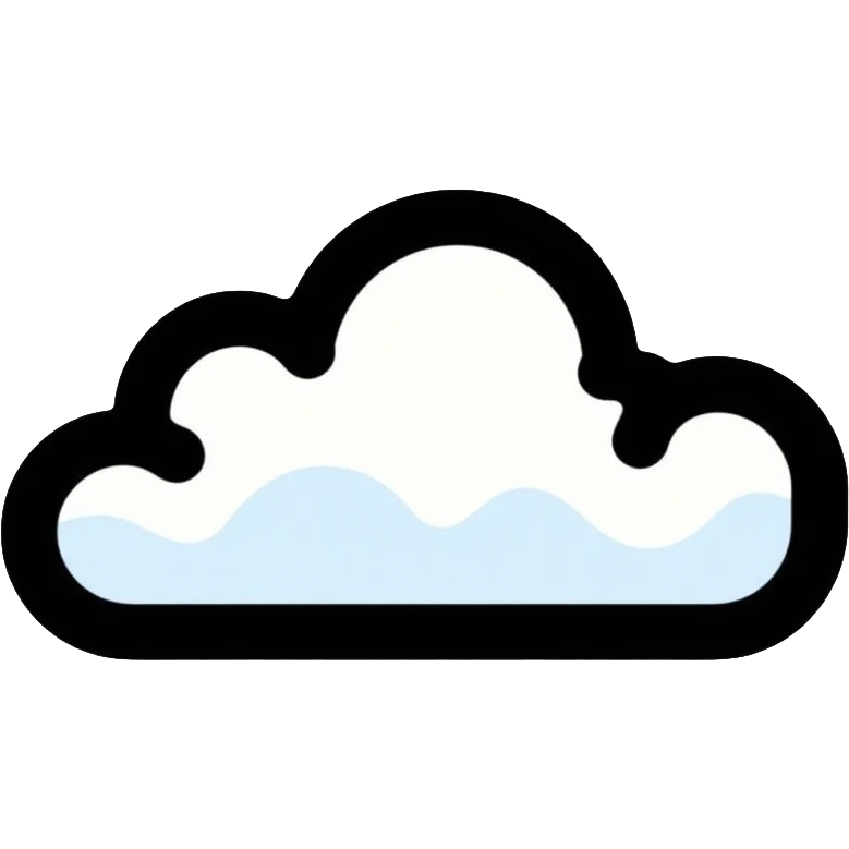 simple cloud emoji