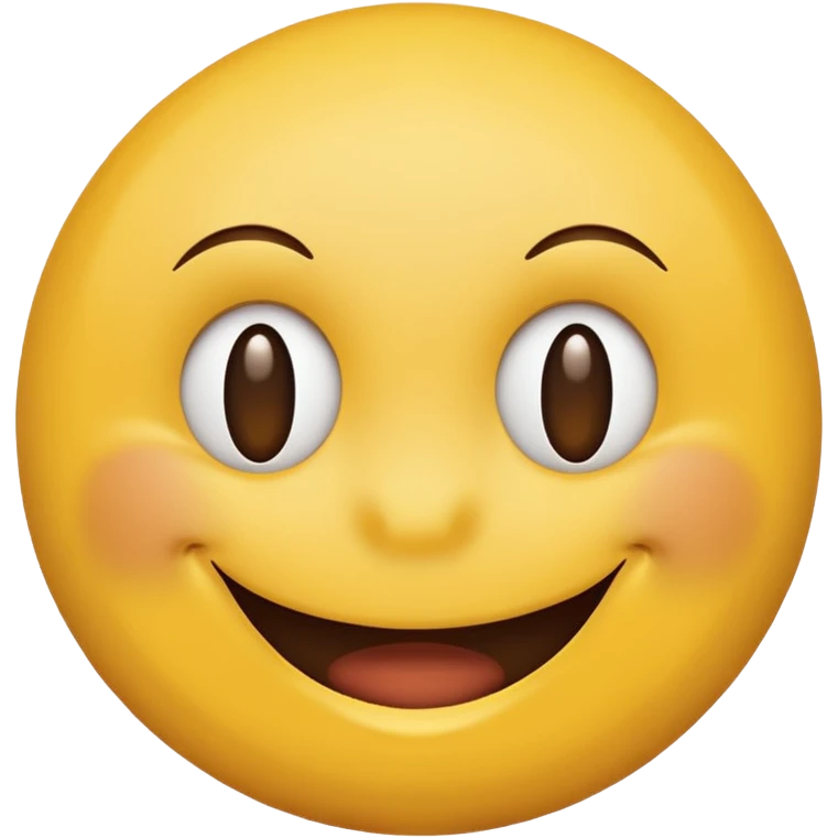 A smiley with half yellow and half brown face smiling. HALF. Hallf of its face is yellow on one side. The other is brown emoji
