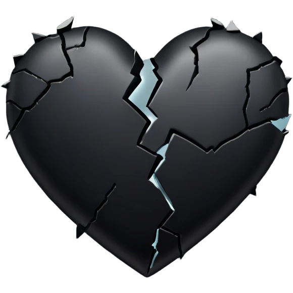 black broken heart emoji  emoji