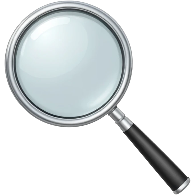dead simple magnifying glass emoji