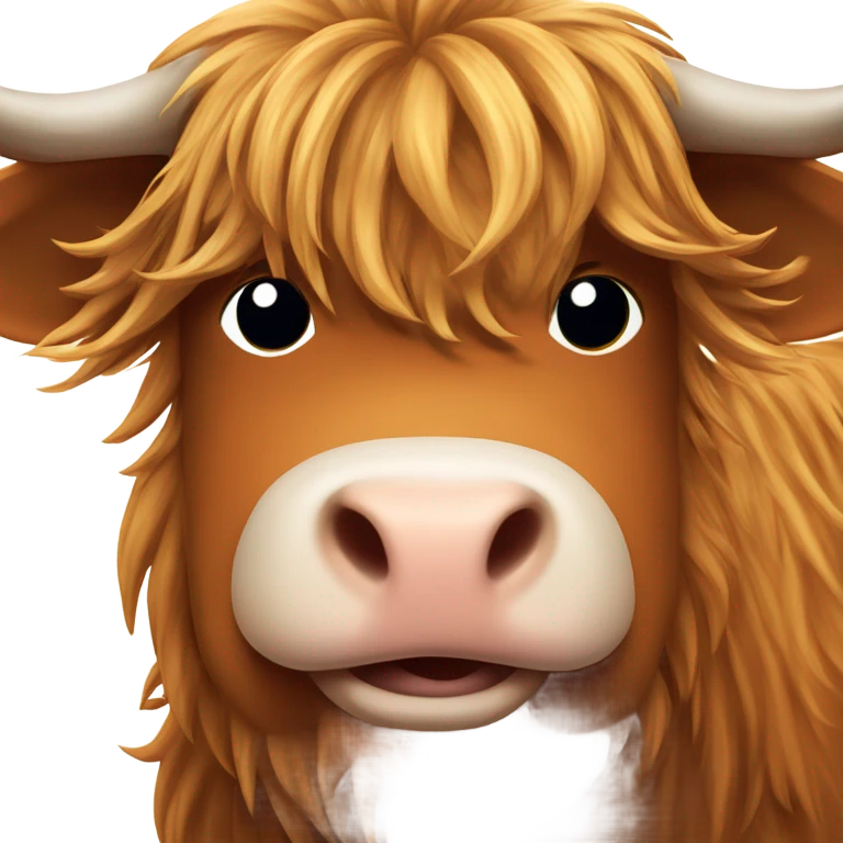 Highland cow  emoji