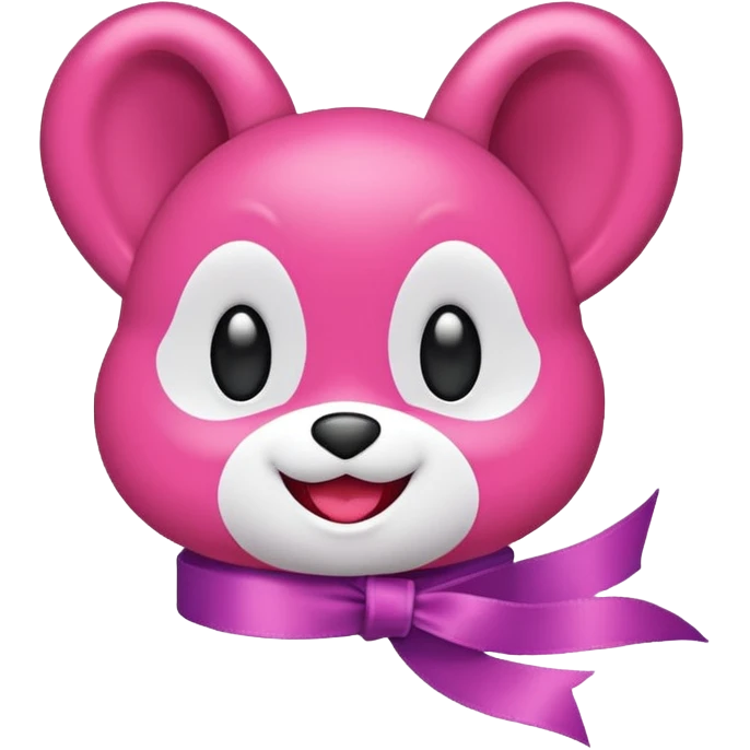 Pookie sticker ribbion emoji