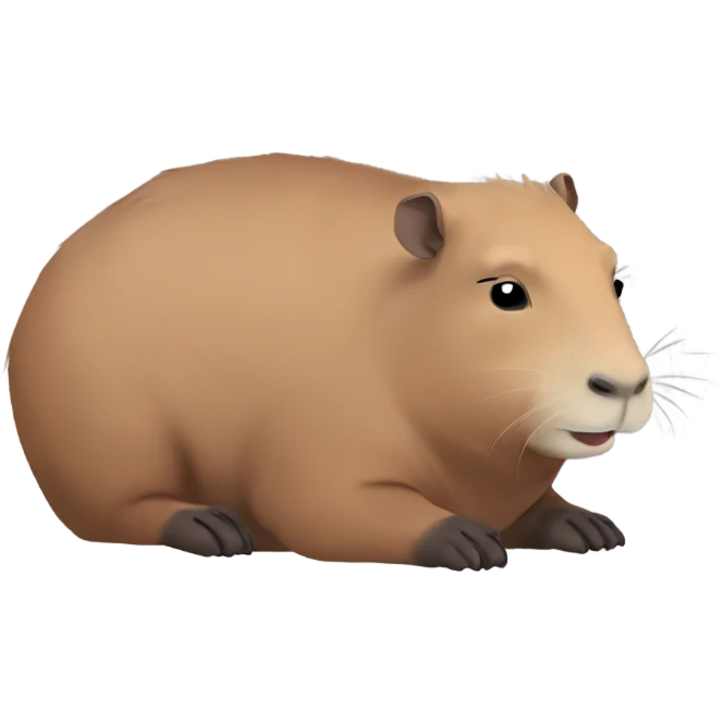 Chill guy capybara emoji