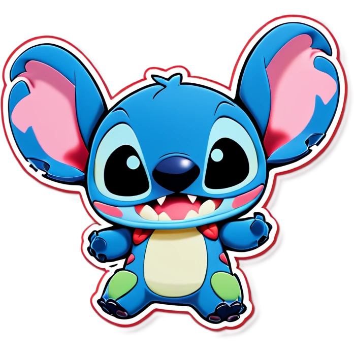 Stitch love emoji