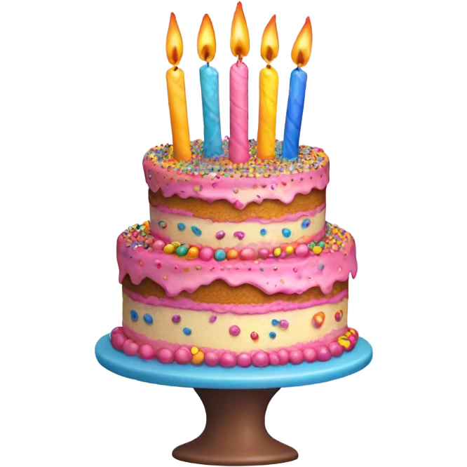 Birthday cake emoji
