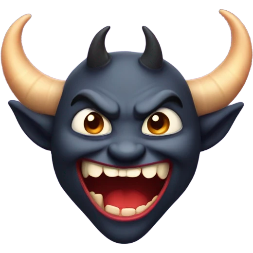 Tricky little devil emoji