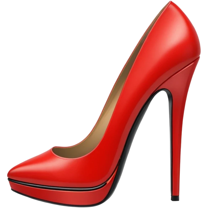Red heels emoji