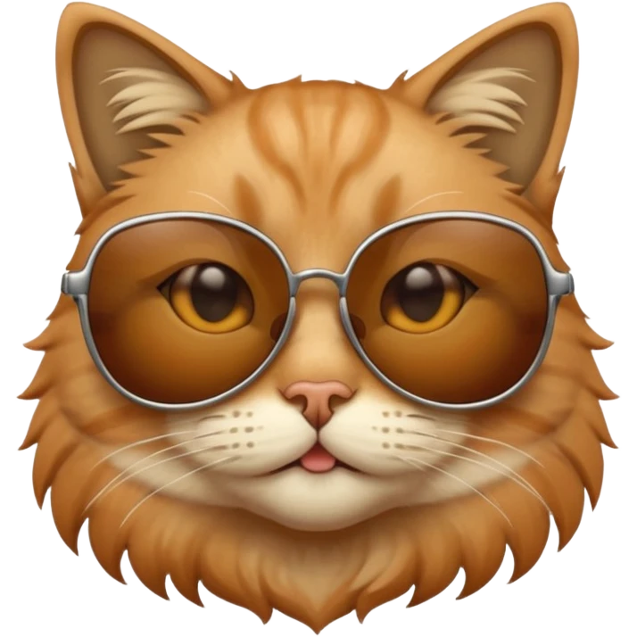 Cat wearing sunglasses emoji